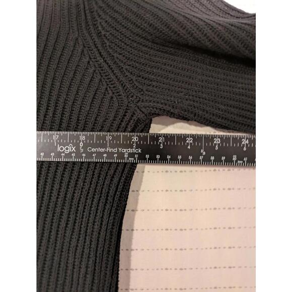 Buffalo David Bitton Ribbed Cowl Sweater Black Knitwear Mens Small - Picture 9 of 11